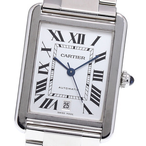 カルティエ CARTIER W5200028 タンクソロ XL デイト 自動巻き メンズ 良品 _820903