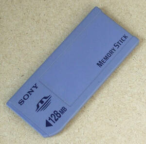 送料無料 SONY ソニー 純正 MEMORY STICK メモリースティック 128MB MSA-128A 日本製 MADE IN JAPAN 即決！