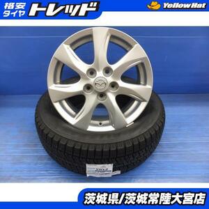 205/60R16 23年製 ブリヂストン ブリザック VRX2 マツダ BL系 アクセラ純正 16インチ 新品スタッドレス 中古ホイール セット ビアンテ流用