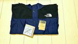 【 M 】THE NORTH FACE MOUNTAIN LIGHT DENIM JACKET NYLON INDIGO 20SS ノースフェイス マウンテンライトジャケット デニム ゴアテックス