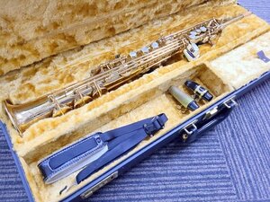 Selmer Super Action 80 SA80 ソプラノサックス 34万番代 N340877 ヘンリーセルマー スーパーアクション80 ケース付き 1円～　Y7272