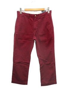 ポロ ラルフローレン POLO RALPH LAUREN CLASSIC.F FLAT FRONT BEDFORD CHINO PANT 710653408015 チノパンツ 32 バーガンディ