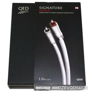 ◆新品・受注生産品・Nordost VIDARエージング◆QED Signature Audio 40 RCAケーブル 3.0mペア