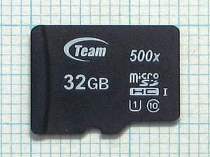 ★Team micro SDHC メモリーカード ３２ＧＢ 中古★送料８５円・１８５円