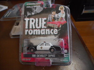 ★★1/64 グリーンライト トゥルーロマンス シボレー カプリス ポリス 1986 Greenlight True romance Chevrolet Caprice LAPD ロス★