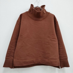 MHL. 595-3269513 DRY LOOPBACK JERSEY 定価26400円 サイズ2 ハイネック スウェット 23AW ブラウン エムエイチエル 4-0322M 235658