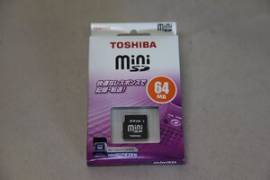 TOSHIBA 東芝 MSD-N064MT miniSDカード 64MB 未開封★1091