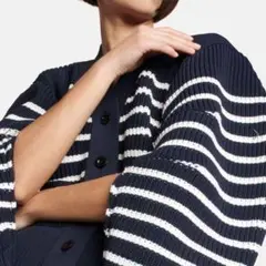 23年モデル美品✨サカイ Horizontal Stripe ニットカーディガン