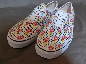 ◆USA購入 超激レア バンズ【Vans】x【KENDRA DANDY】コラボ キャンバス素材 ソフトクリーム絵柄 オーセンティック【Authentic】24.5㌢