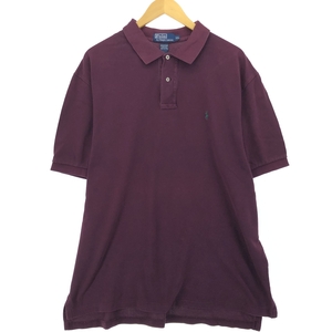 古着 ラルフローレン Ralph Lauren POLO by Ralph Lauren 半袖 ポロシャツ メンズXXL相当 /eaa476093