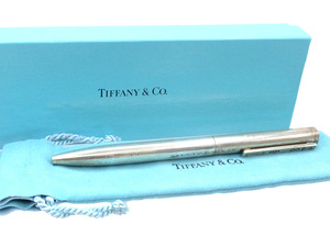 1円スタート 【TIFFANY&Co. ティファニー】 ボールペン SV925 シルバー 筆記用具 ツイスト式