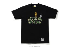 R2D2 C3-PO STAR WARS × BAPE 『スター・ウォーズ／エピソード5 帝国の逆襲』 A BATHING APE STAR WARS Tシャツ Lサイズ