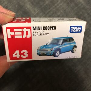 新品未使用　トミカ №043 ミニクーパー (箱) 絶版