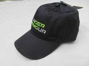 616アンダーアーマー(UNDER ARMOUR)(キッズ)ユース Branded cap　黒