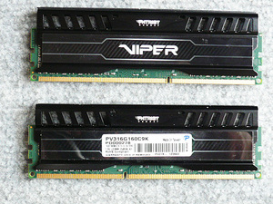 デスクトップ用メモリ DIMM DDR3-1600 PC3-12800 16GB(8GBx2)