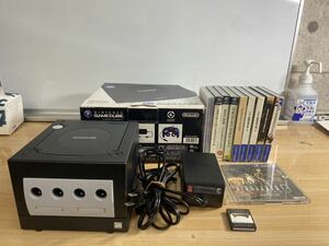 ● Nintendo 任天堂　ゲームキューブ【DOL-101】本体×1 ソフトまとめて×11 その他　コントローラなし　本体通電確認のみ