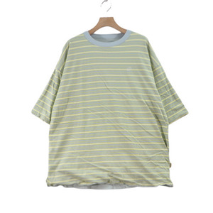 Diasporaskateboards ディアスポラスケートボーズ REVERSIBLE STRIPE TOP リバーシブルTシャツ ブルーグリーン