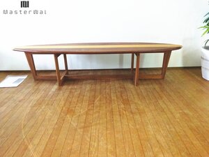 osk060821 【美品】 アカセ木工/Masterwal （別注/オーダー品） ナミ リビング テーブル1848 WN/WO