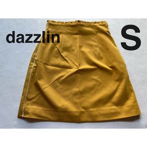 新品　dazzlin ミニスカート　イエロー　S