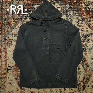 【逸品】 RRL Pullover Smock Jacket 【L】 プルオーバー スモック ジャケット インディゴ 米国海軍 アンカーボタン 玄人 Ralph Lauren