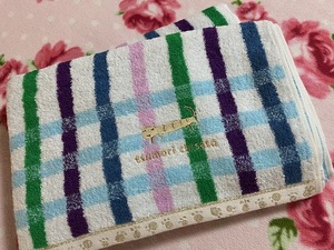 TSUMORI CHISATO ツモリチサト バスタオル カラフルチェックbu