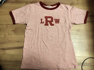 試着のみ ウエアハウス リンガーT Tシャツ 霜降り ピンク 検索 リアルマッコイズ トイズマッコイ ビンテージ USA トロフィークロージング