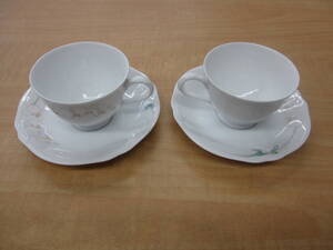 ★☆未使用　ノリタケ　Bel Eclat　カップ＆ソーサー　2客　ベルエクラ　Noritake☆★