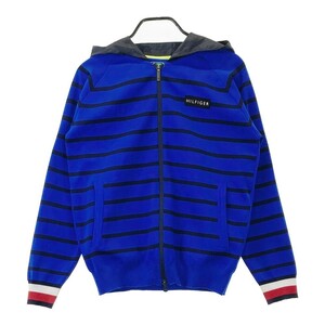 TOMMY HILFIGER GOLF トミー ヒルフィガーゴルフ ジップ ニット ジャケット ブルー系 M [240101258829] ゴルフウェア メンズ