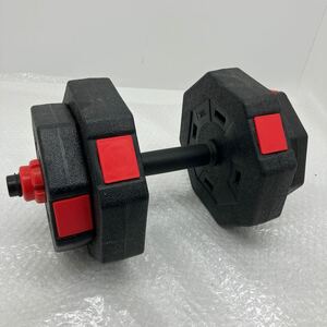 ★K★【中古品】ダンベル 9kg トレーニング ベンチ 鉄アレイ 筋トレ 健康器具　C-145