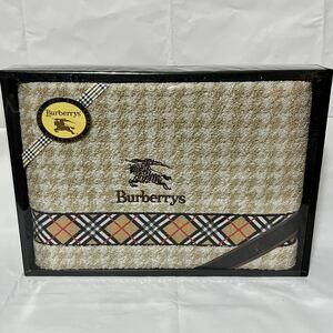 美品未使用　 BURBERRY Burberrys バーバリー　ノバチェック　ベージュ　バスタオル　60×120cm 西川産業