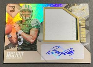 2015 Panini Certified Football Freshman Fabric Bryce Petty Patch Auto /199 No.230 RC Rookie NFL サイン　パッチ　ルーキー