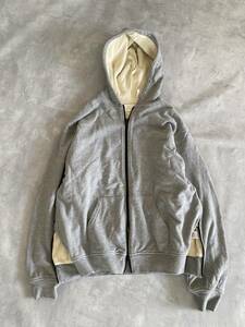 Fear Of God ESSENTIALS ‘THERMAL ZIP HOODIE’ パーカー サイドジップ 裏地サーマル エッセンシャルズ フーディー グレー