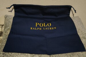  Polo Ralph Lauren(ポロ　ラルフローレン)　ネイビー巾着袋　BOX包装用の巾着袋