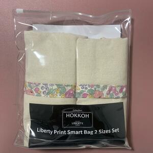 ①【リバティ】エコバッグ 2枚 小花柄 HOKKOH LIBERTY コストコ