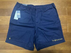 BEAMS 別注 POLO RALPH LAUREN Gold Logo Navy Shorts ショーツ ポロ ラルフローレン