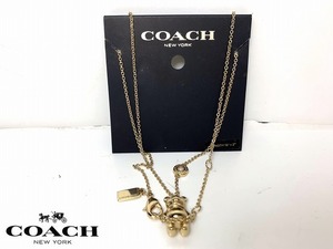 新品同様★送料無料★ コーチ COACH ネックレス ガミー ベアー