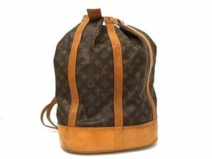 1円 LOUIS VUITTON ルイヴィトン M42244 モノグラム ランドネGM ワンショルダーバッグ 肩掛け メンズ レディース ブラウン系 BF8610