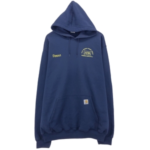 古着 カーハート Carhartt スウェットプルオーバーパーカー メンズL /eaa420257 【SS2409_30%】