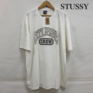 ステューシー 2022ss STUSSY CREW TEE 1904851 カレッジ Tシャツ Tシャツ XL 白 / ホワイト ロゴ、文字 X プリント