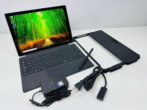 美品 動作品 Microsoft Surface Pro 5 MODEL:1807 Core i5 7300U 2.6Ghz/RAM:4GB/SSD128GB 12.3インチ Win10 ケース/HDMI アダプター付き