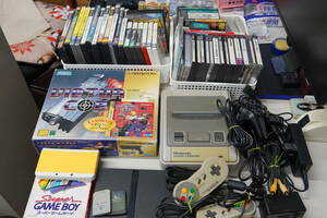 ★中古ゲームまとめて 任天堂 スーパーファミコン ファミコン DS PS2 セガサターン他 DS本体 PS2本体 SF本体 大量まとめセット ジャンク★