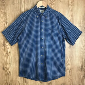 L.L.Bean WRINKLE RESISTANT B.D S/S SHIRTS エルエルビーン ボタンダウン 半袖シャツ サイズ メンズ S　古着 s24080222