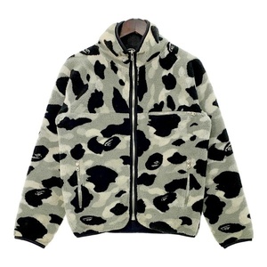 アベイシングエイプ 1st Camo Boa Jacket フリースジャケット ボア ブルゾン カモフラ 迷彩 XSサイズ A BATHING APE アウター DM10289■