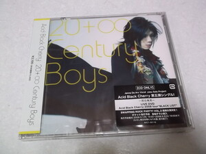 ★　Acid Black Cherry　未開封新品CD　【　20+∞Century Boys　】　アシッド・ブラック・チェリー yasu