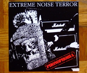 EXTREME NOISE TERROR - PHONOPHOBIA - LP ★★ ENT / クラスト UK HC PUNK / ハードコア パンク