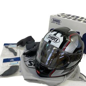 【美品】 SHOEI ショウエイ フルフェイスヘルメット NEOTEC ネオテック イミネント 黒・白系 ブラック・ホワイト系 XLサイズ　 13226-120