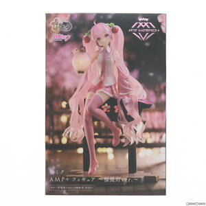 【中古】[FIG]桜ミク キャラクター・ボーカル・シリーズ01 初音ミク AMP+フィギュア ～桜提灯ver.～ プライズ(451554400) タイトー(6172868