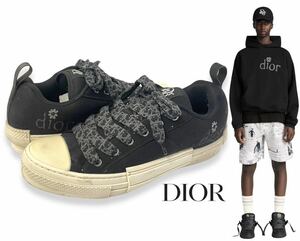 限定 正規品 Dior Homme x ERL B23 Skater Low Top Canvas ディオールオム イーライラッセルリネッツ スケーター ロゴ スニーカー