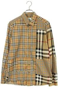 バーバリー Burberry 19AW 8018569 サイズ:M クレイジーチェック長袖シャツ 中古 BS55