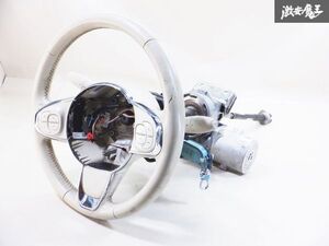 ◆鍵付!!◆FIAT 純正 ABA-31212 ZFA312 FIAT500 フィアット500 ステアリング ステアリングシャフト コラムシャフト パワステモーター 棚E11